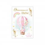 Carte De Voeux - Naissance - Bienvenue � B�b� C'est une adorable Fille