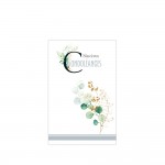 Carte De Voeux - Condol�ances - Sinc�res Condol�ances - Fleurs Aquarelles