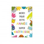 Carte De Voeux - �v�nement de La Vie - Merci Pour Cette Ann�e Super Ma�tresse