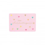 Mini Carte De Voeux - Anniversaire - Joyeux Anniversaire Rose