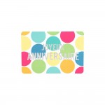 Mini Carte De Voeux - Anniversaire - Joyeux Anniversaire Multi-couleur