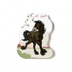 Nici : Carnet de Notes 12 x 9.5 cm - Horse Club Cheval Brun