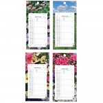 Calendrier Bloc Mensuel Mural 2026 - 16x33cm - Nature - Modle alatoire*