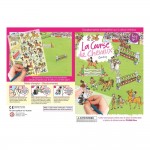 Loisirs Cratifs - Carte Dcor + Dcalcomanies : Scne La Course De Chevaux