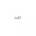 Apprêt Argent 925 - Fermoir Mousqueton 5mm avec anneau