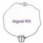 Bracelet argent 925 papillon