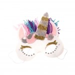 DIY - Loisirs Cratifs Enfants - Kit Masque Feutrine A Coudre - Licorne