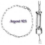 Bracelet argent 925 maille fort