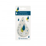 3 Gouttes de Pluie - 1 Marque page Magntique Goutte - Modle 2 Gris