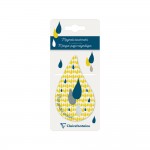 3 Gouttes de Pluie - 1 Marque page Magntique Goutte - Modle 2 Jaune