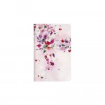 Chacha - Carnet 7,5 x 12 cm - 48 pages Blanches - Tropical Rose Fleurs 2