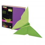 Clairefontaine - Papier origami 12x12cm - 100 Feuilles 10 teintes