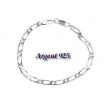 Bracelet argent 925 maille figaro