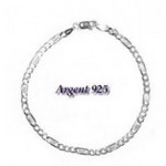 Bracelet argent 925 maille figaro