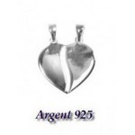 Pendentif argent 925 coeur bijou