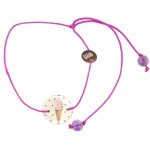 Titli - mini bracelet nacre gourmandise - glace - bijou artisanal