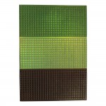 Square Stick' - 1131 Carrs Autocollants 0.5x0.5mm - Marron - Olive - Lime