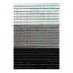 Square Stick' - 1131 Carrs Autocollants 0.5x0.5mm - Noir - Gris - Argent