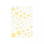 152 Stickers phosphorescents et paillets - Empreintes