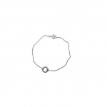 Bracelet argent 925 Anneau 9mm