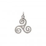 KBC - Pendentif Argent 925 Symbole Triskel 1.8cm