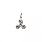 KBC - Pendentif Unisexe adulte Ado Argent 925 Symbole Triskel 13mm