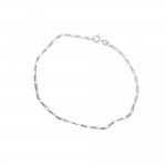 Bracelet argent 925 Maille Figaro 1.8mm