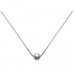 Collier Argent 925 Chaine maille Vnitienne 1mm Boule 5mm