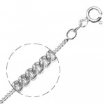 Chane Argent 925 Maille Gourmette 1.8mm