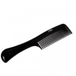 Accessoire Cheveux - Peigne à dents larges en plastique noir