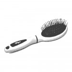 Accessoire Cheveux - Brosse demi-lune à soufflet 24x6.5cm - Blanc