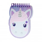 Candy Cloud - Carnet  Spirales Tte de Licorne - 10.4 x 13.8 cm - Twinkles