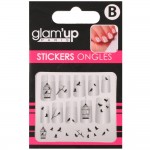 GLAM UP - Planche de Stickers Nail Art - Thème : Oiseaux