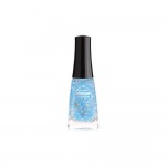 Vernis  ongles Pumes - Bleu Argent - Fabrication Europenne