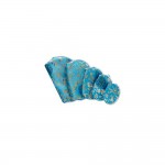 Set 5 pochettes trousses turquoises