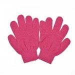 2 Gants de Toilette Synthtiques Roses