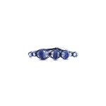 Bracelet Macram Perles Verre Fil Murano Tons Bleus