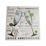 Carte De Voeux Glamour - Anniversaire - Sant ! A la Tienne !