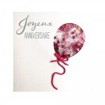 Carte De Voeux Glamour - Anniversaire - Ballon