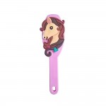 Accessoire Cheveux - Brosse Bout Rond  soufflet - Dream Horses Cheval - Rose