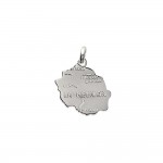 KBC - Pendentif Argent 925 Mdaille Pays La Runion 20mm