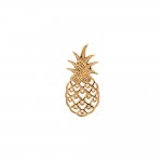 KBC - Pendentif Plaqu Or Tropique Ananas 22x10mm