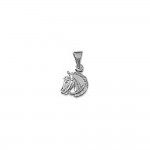 KBC - Pendentif Argent 925 Rhodi Tte de Cheval 11x9mm