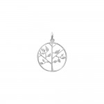 KBC - Pendentif Argent 925 Rhodi Arbre de Vie 20mm