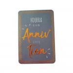 Carte De Voeux - Anniversaire - Hourra Il y a Un Anniv' Et C' Est Le Tien