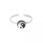 KBC - Bague de pied ou de phalange Argent 925 Yin & Yang Bijou corps