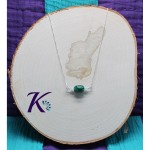 Collier Maille Vnitienne Argent 925 Pierre Gemmes : Malachite Labradorite