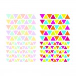 Loisirs Cratifs Enfants - 4 Planches Gommettes Triangles