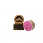 Tampon Pop' Stamp Rond 4.5cm - Message  " Keep calm "
