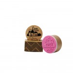 Tampon Pop' Stamp Rond 4.5cm - Message  " Live your dream "